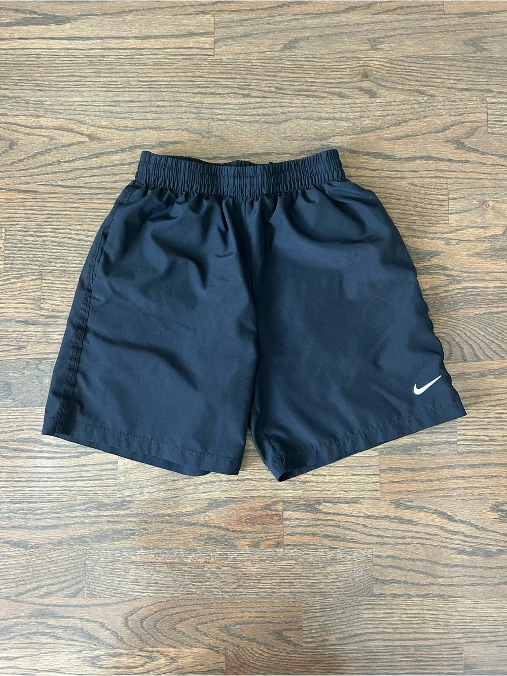 Boys Black Athletic Shorts
